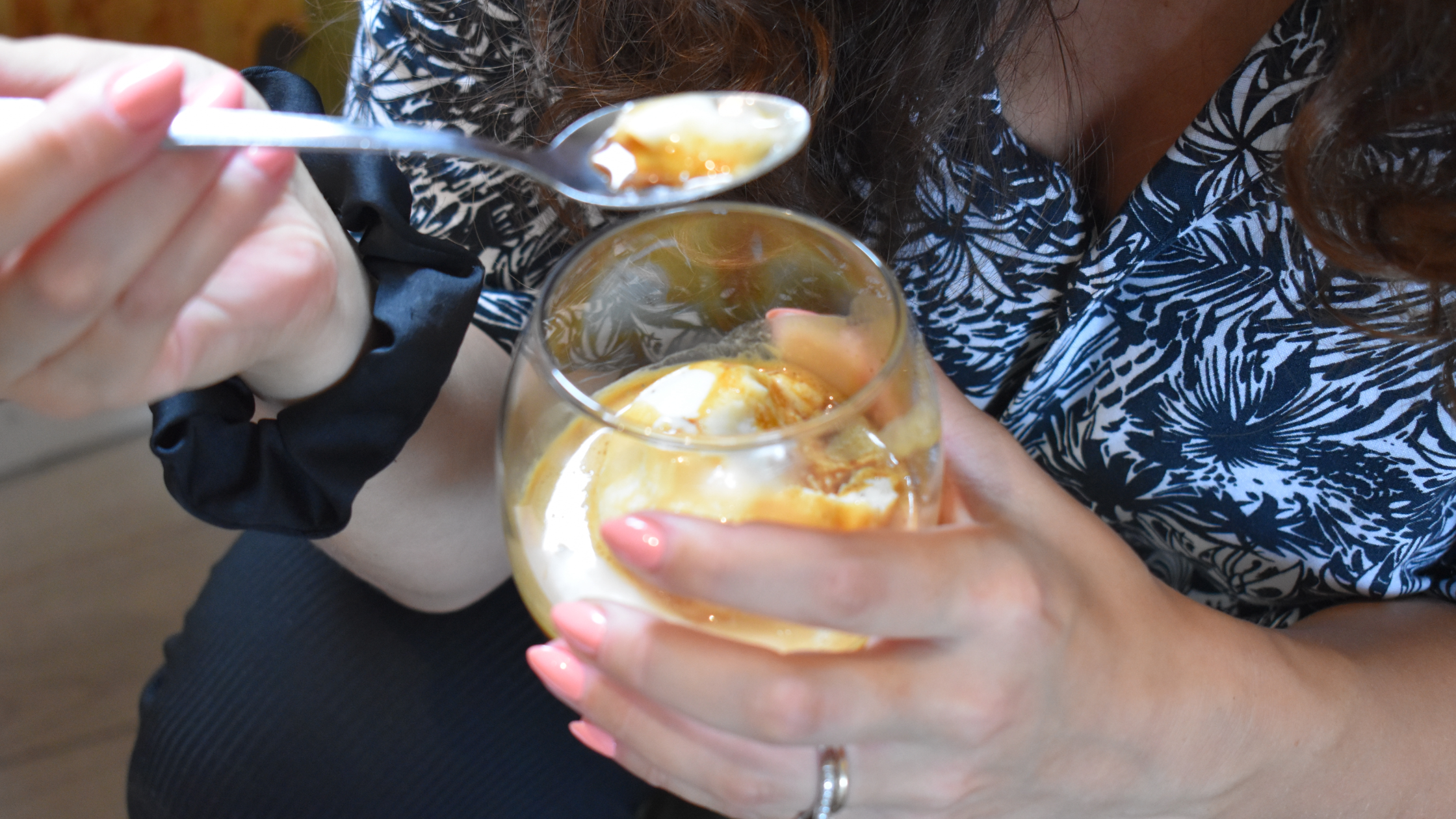 Affogato experimentation with Simply Ice Cream!